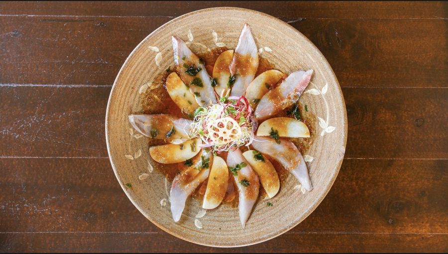 Kingfish carpaccio