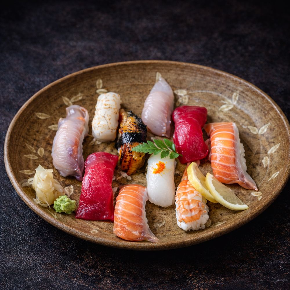 Assorted nigiri