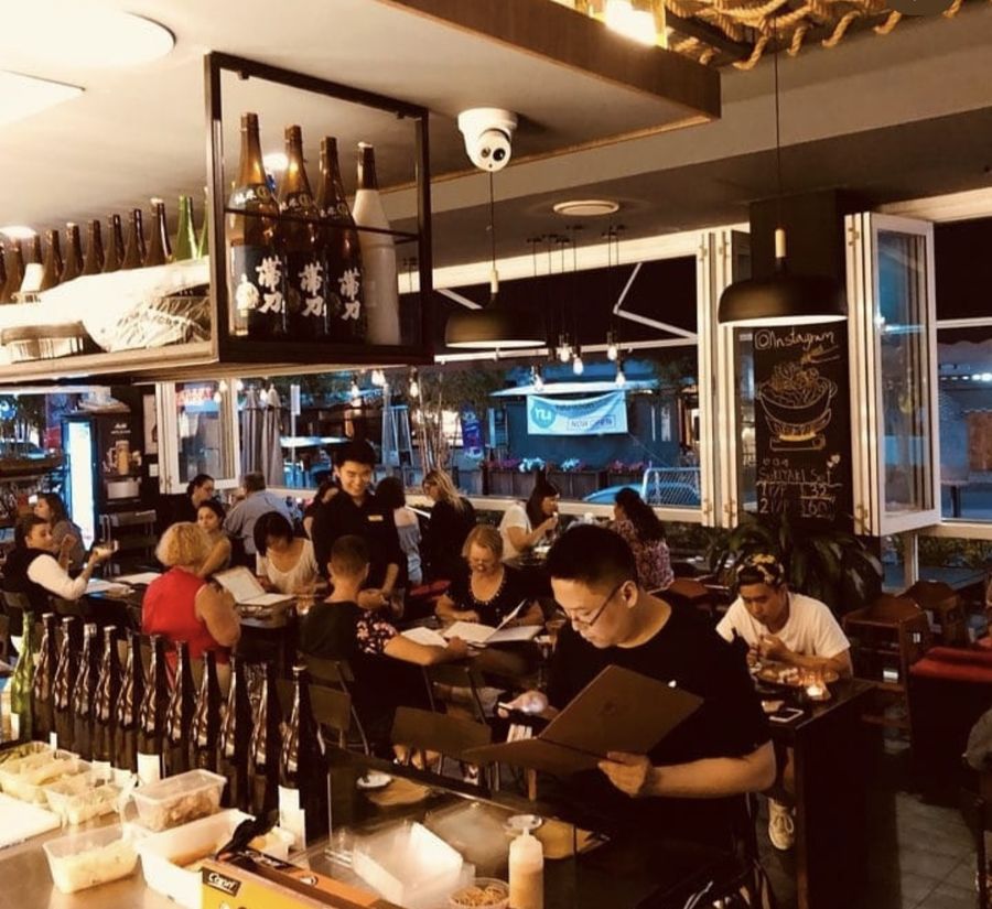 Dining room at Yuzu North Strathfield